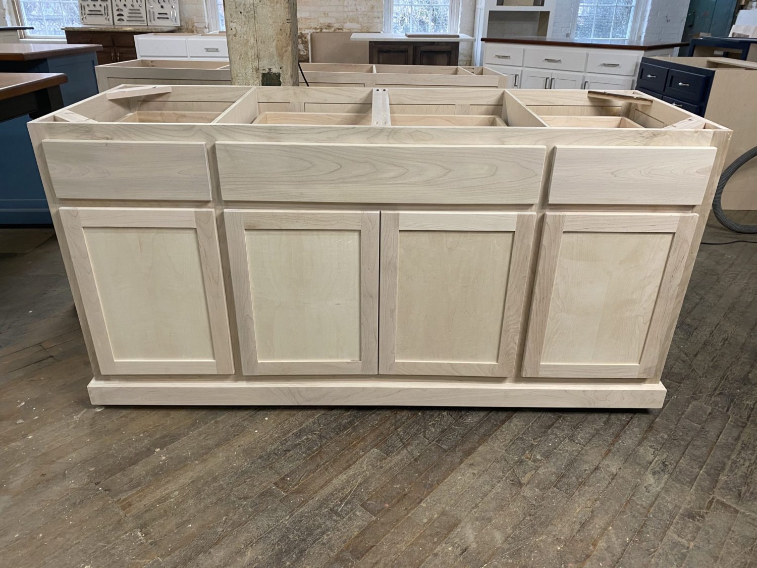 unassembled sink base kitchen cabinet unfinished beech