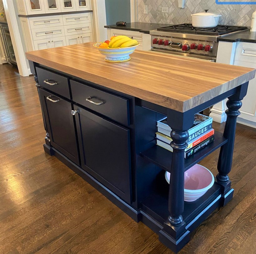 Kitchen Island With Open Shelves, What Is A Kitchen Island