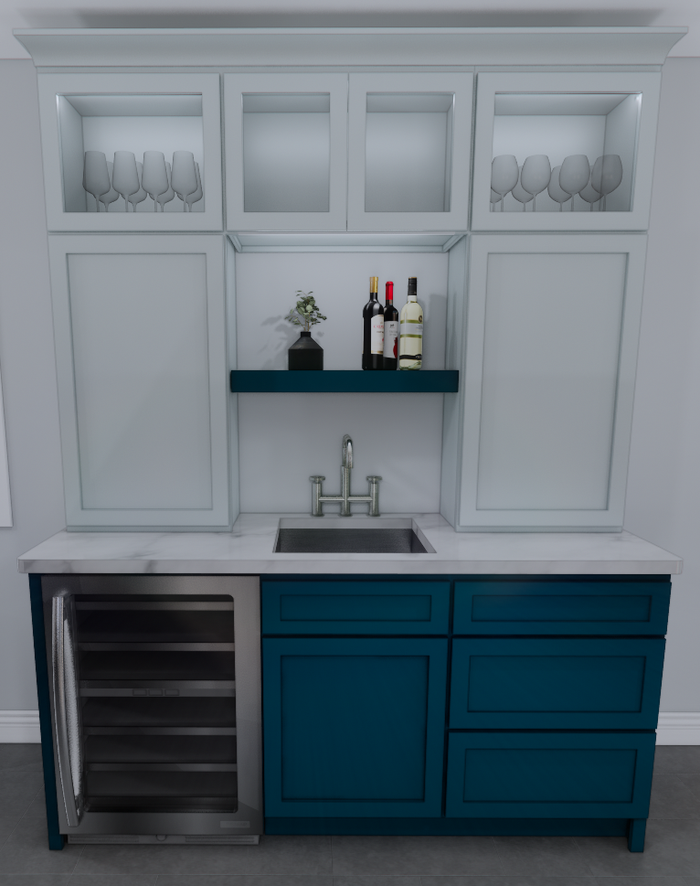 Wet bar 2- Front View